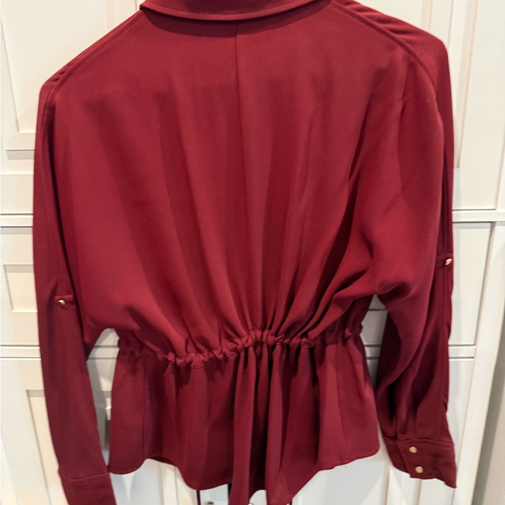 Zara Deep Red Jacket - Picture 3 of 3